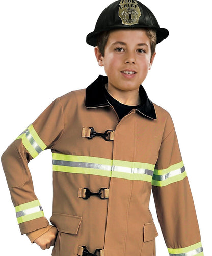 Kids Firefighter Fireman Child Costume Toddler Size 2-4