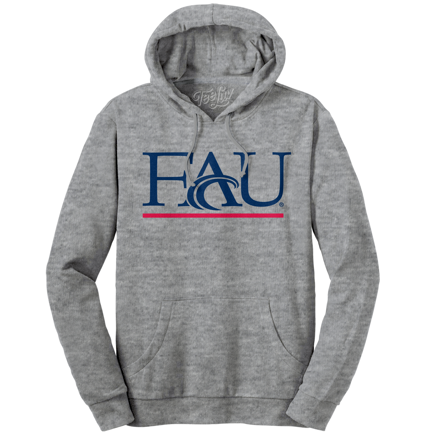 Florida Atlantic University Hooded Sweatshirt Hoodie Gray