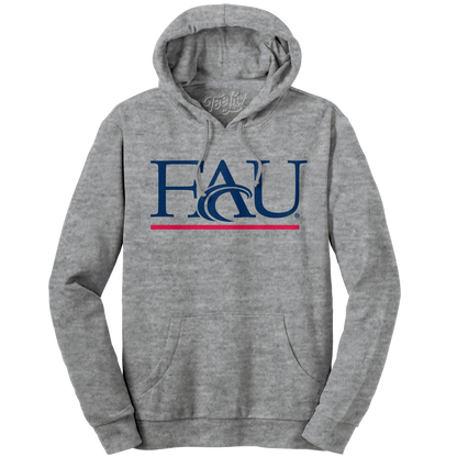Florida Atlantic University Hooded Sweatshirt Hoodie Gray