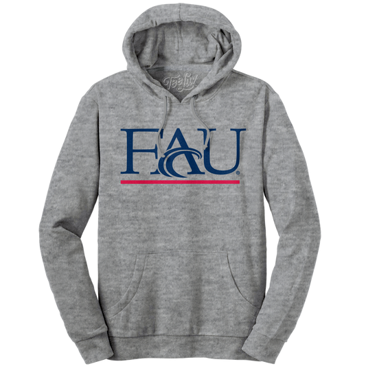 Florida Atlantic University Hooded Sweatshirt Hoodie Gray