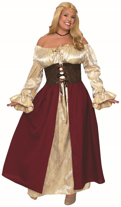 Medieval Pirate Wench Adult Plus Size Costume