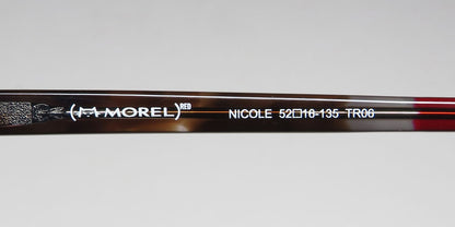 Morel Red Nicole 90038c Eyeglasses