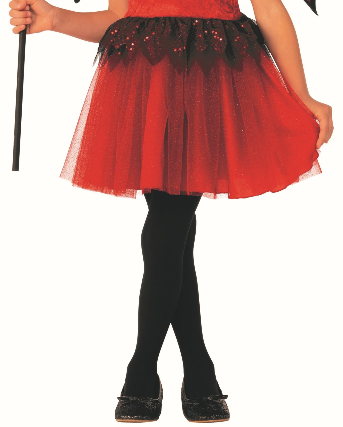 Red Classic Cute Devil Girl Dress Costume Small 4-6