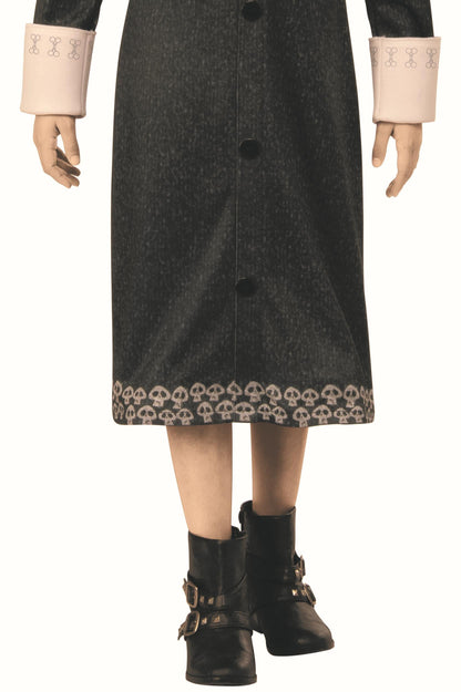 Wednesday Addams Family Black Dress Child Costume Small 4-6