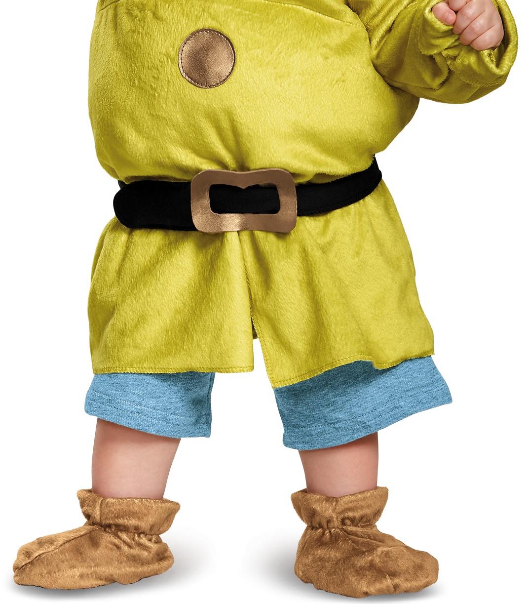Snow White Deluxe Dopey Disney Halloween Baby Costume Size Infant 6-12 months