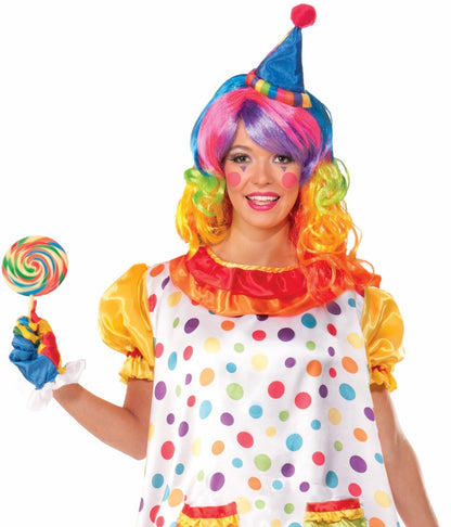 Women's Wiggles the Clown Adult Costume Standard Size