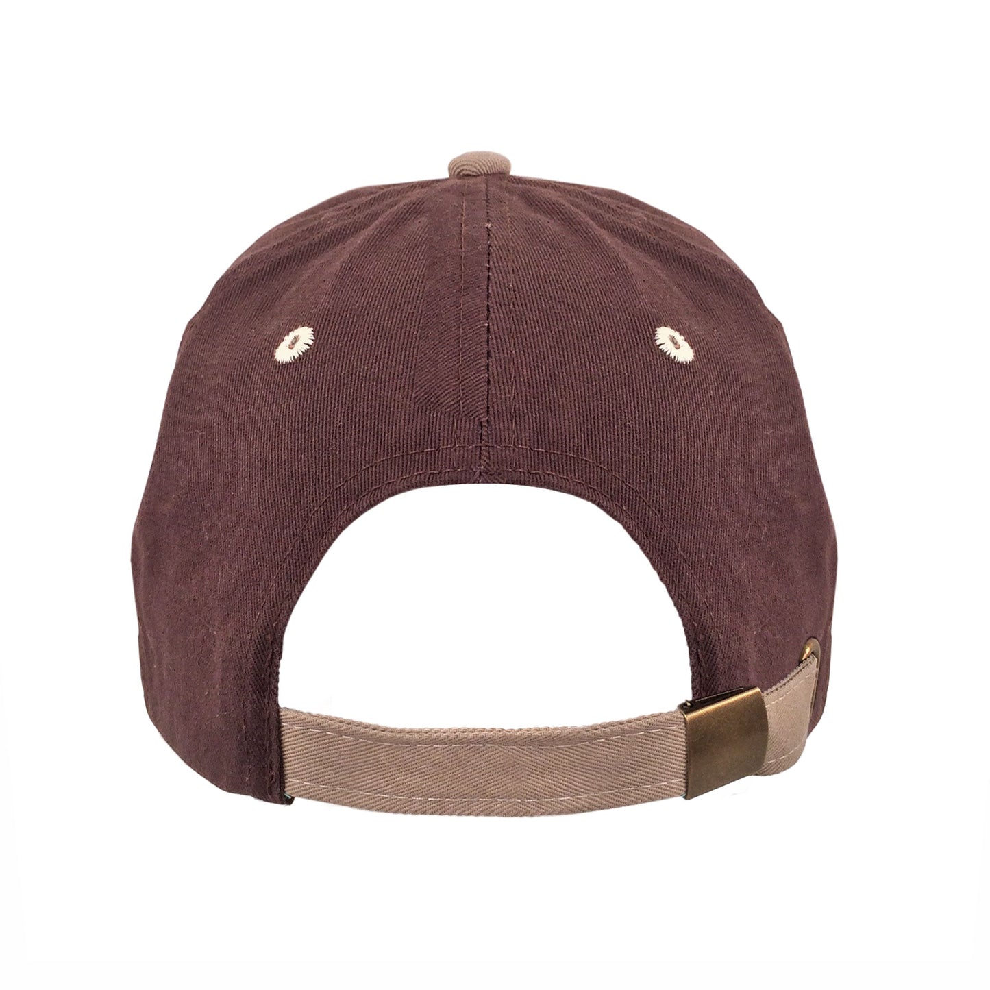 A&W Root Beer Logo Adjustable Baseball Hat Brown and Tan