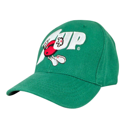 7UP Soda Logo Adjustable Hat Green