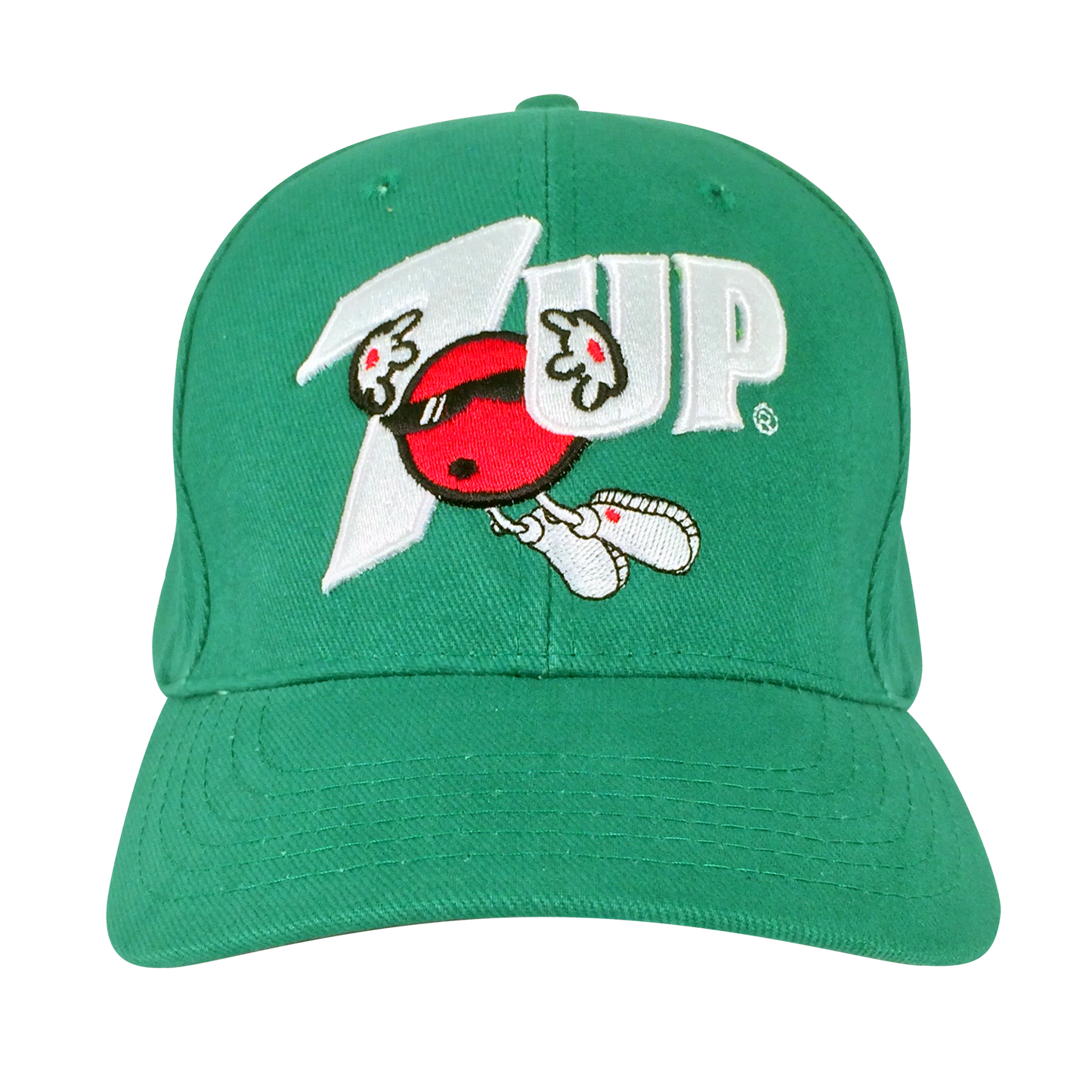 7UP Soda Logo Adjustable Hat Green