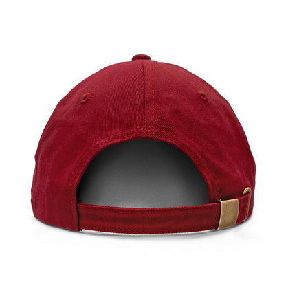 Harvard University Veritas Adjustable Baseball Hat Red