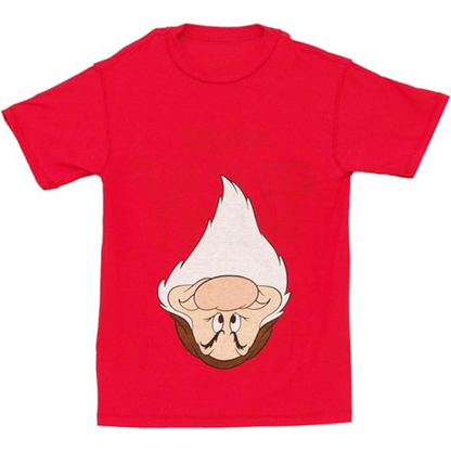 Disney Wanna See Me Act Grumpy Adult Flip Red T Shirt