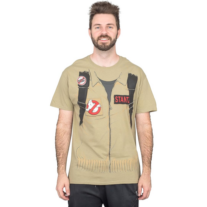 Ghostbuster Short Sleeve Costume T Shirt with Back Print