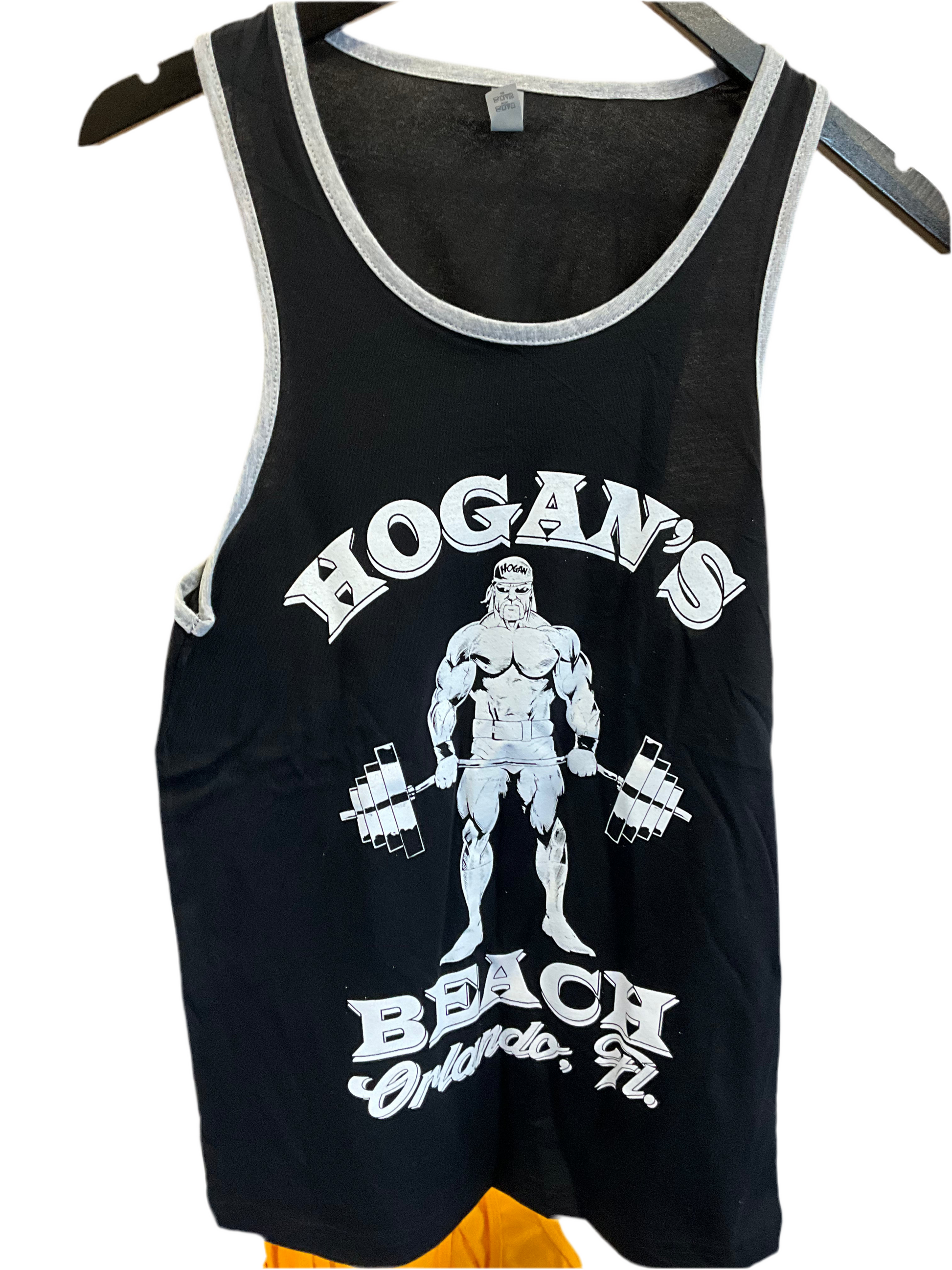 Hulk Hogan Hogans Gym Mens Tank Top Shirt Black