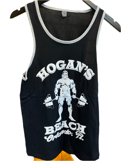 Hulk Hogan Hogans Gym Mens Tank Top Shirt Black