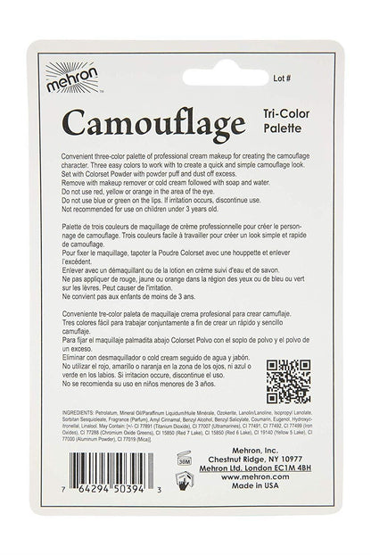 Camouflage Tri Color Palette