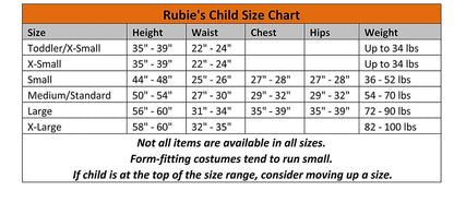 Police Officer Lady Cop Girls Halloween Dress Up Costume Child Large