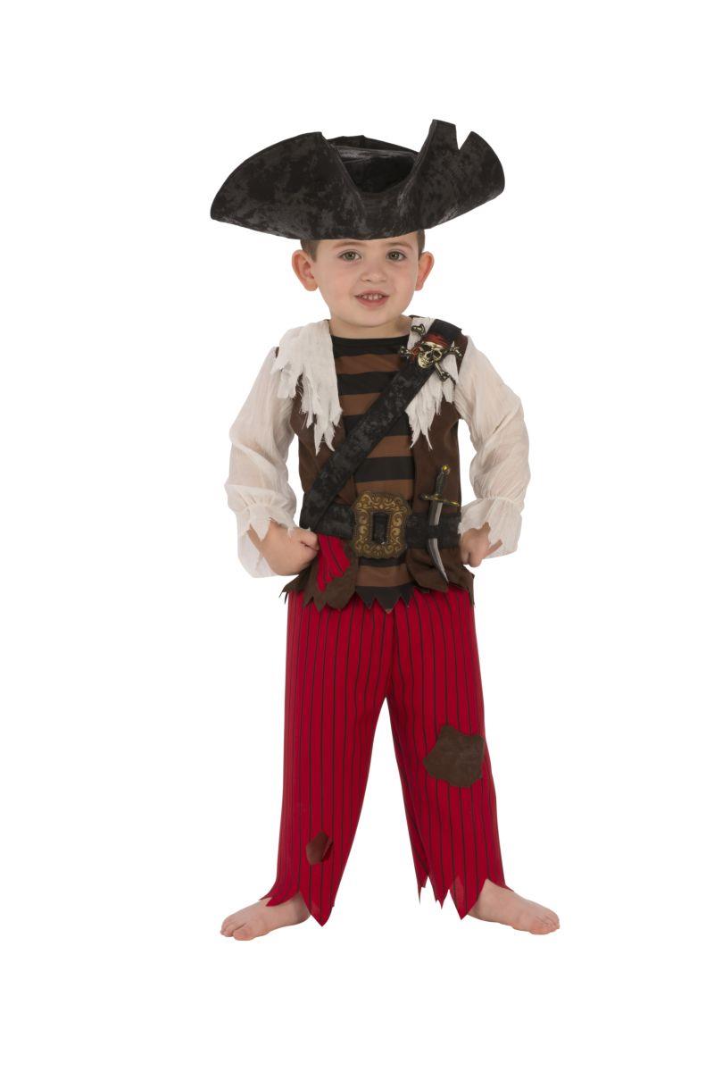 Pirate Matey Child Captain Costume Small