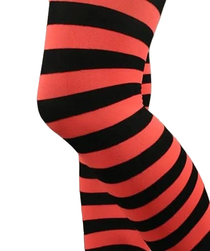 Wild Stripes Wide Striped Tights for Women