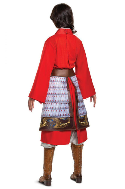 Mulan Hero Red Dress Deluxe Costume Adult X-Large 18-20