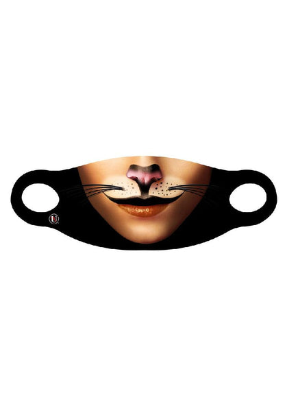 Reusable Halloween Face Cover Cat Design Cute Face Mask