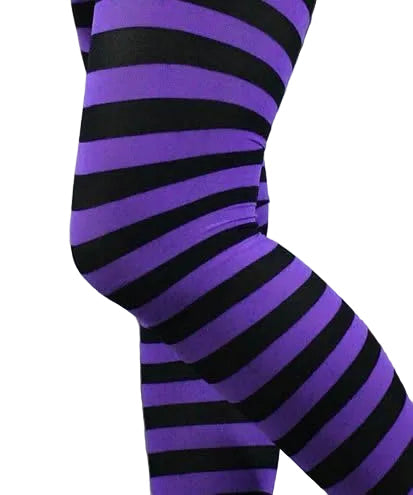Wild Stripes Wide Striped Tights for Women