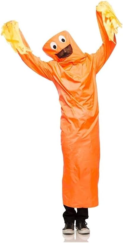 Orange Wild Waving Tube Guy Wiggler Adult Costume L/XL