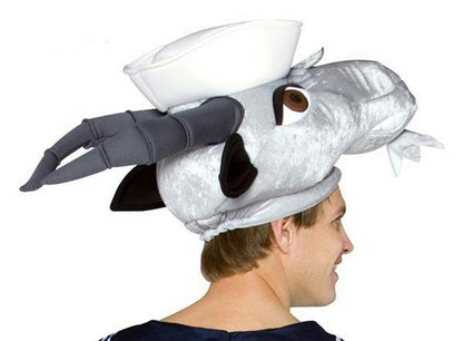 Navy Goat Hat Head Piece Military Mascot Adult