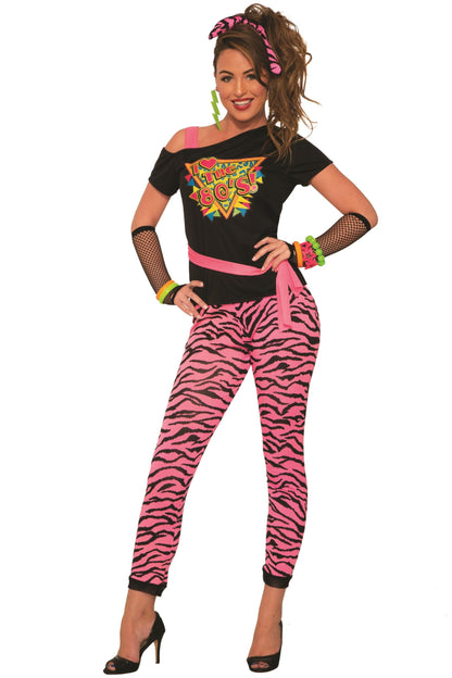 Women's I love the 80s Wild Child Madonna Adult Retro Costume