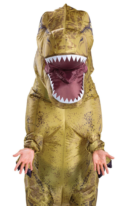 Disguise  Men's Jurassic World T-Rex Inflatable Adult Costume
