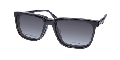 Police Vplf01 Groove 1 Clip-On Eyeglasses
