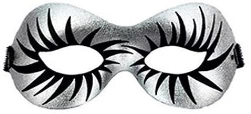 Silver and Black Maquillage Half Eye Mask