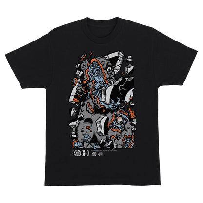 Santa Cruz Roskopp Macro Front Mens T Shirt