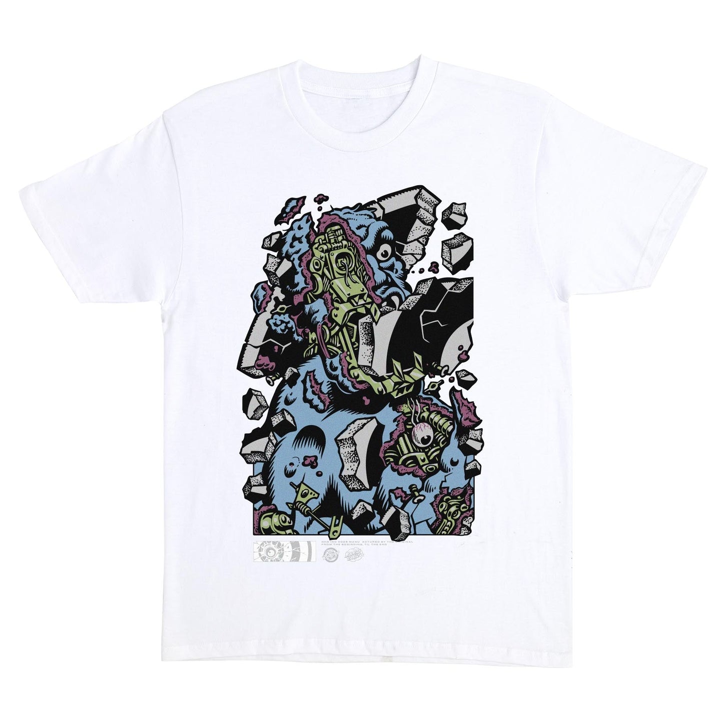Santa Cruz Roskopp Macro Front Mens T Shirt