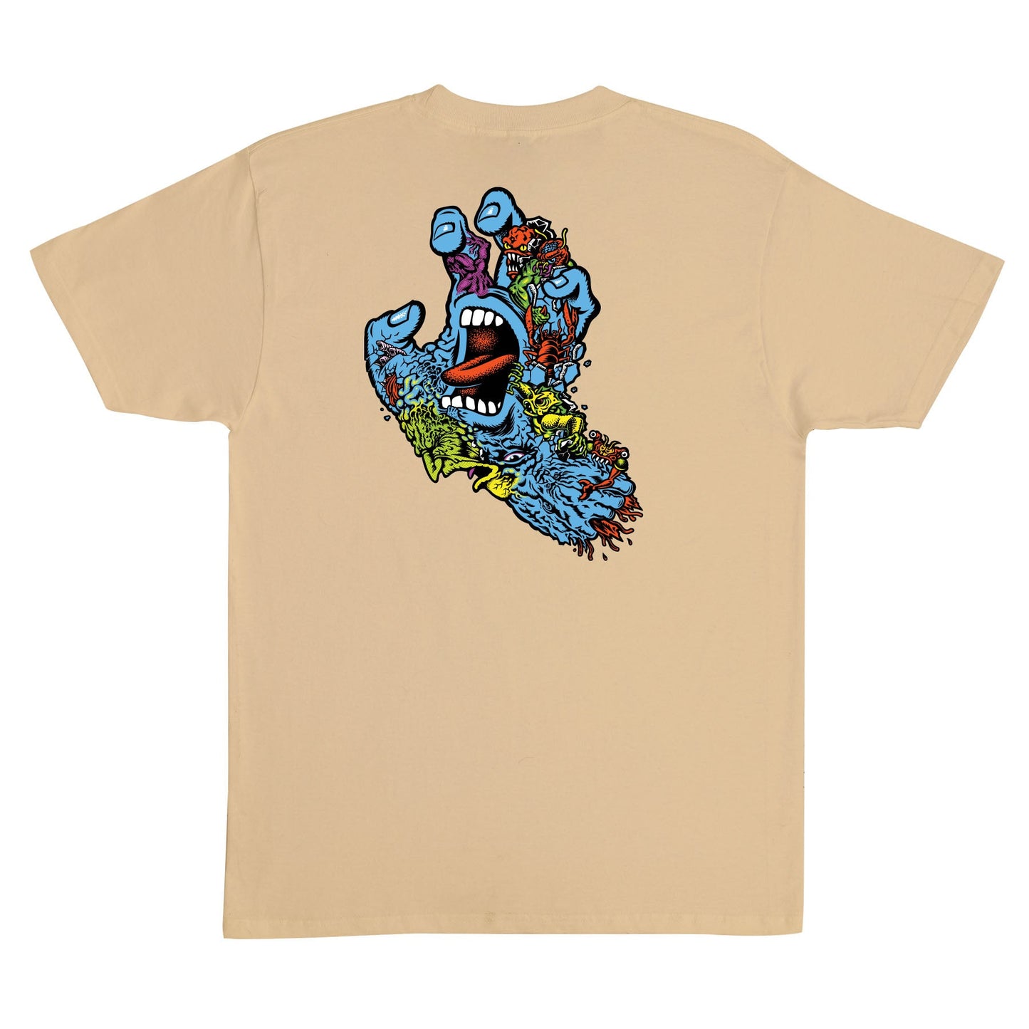 Santa Cruz Roskopp Screaming Five Mens T Shirt