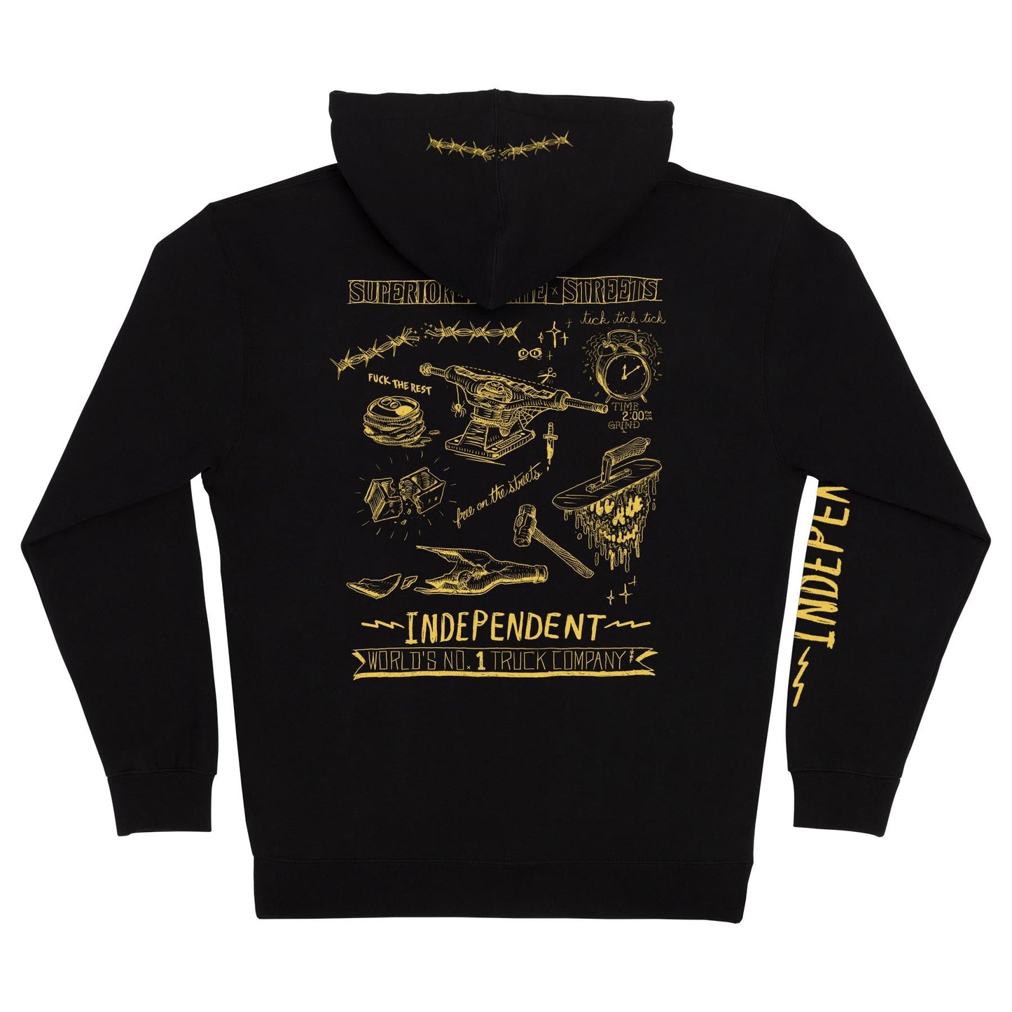 Independent Bratrud Notebook Zip-Up Hooded Sweatshirt