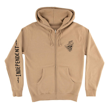 Independent Bratrud Notebook Zip-Up Hooded Sweatshirt