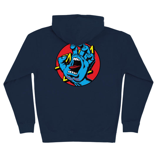 Santa Cruz Hand Dot Zip-Up Hooded Sweatshirt