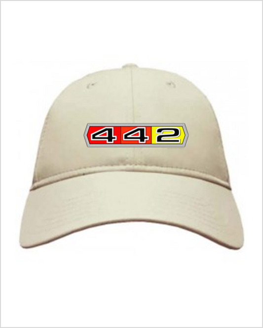 Oldsmobile 442 Tri-Color Hat Officially Licensed