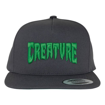 Creature Mono Logo Snapback Structured Hat