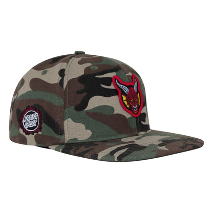 SANTA CRUZ x STRANGER THINGS HELLFIRE CLUB SNAPBACK HAT