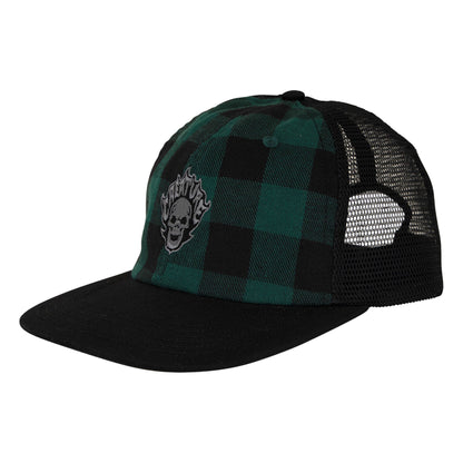 Creature Bonehead Flame Wash Mesh Trucker Unstructured Hat