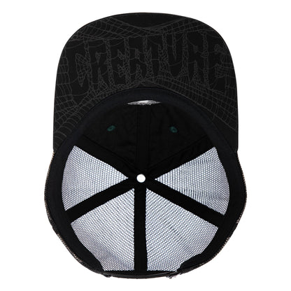 Creature Bonehead Flame Wash Mesh Trucker Unstructured Hat