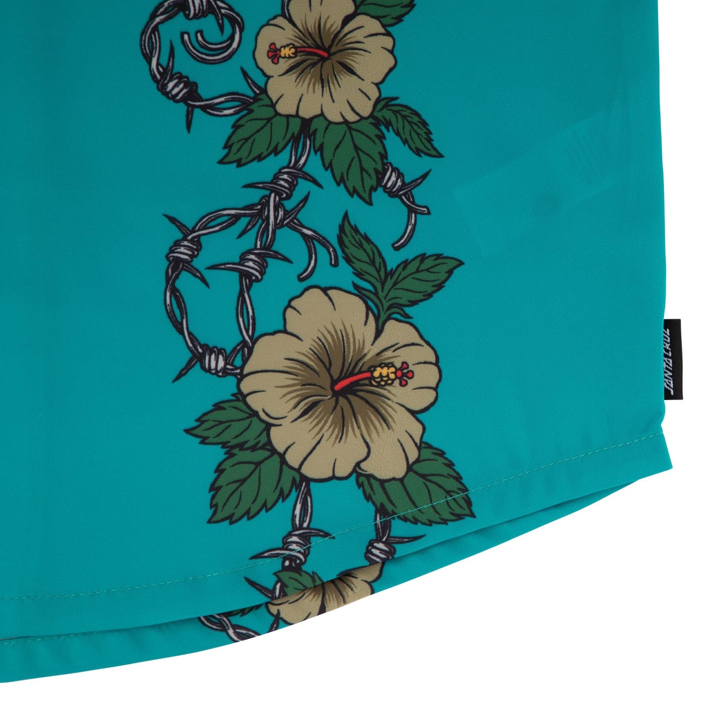 Santa Cruz Screaming Cabana Party Button Up Shirt