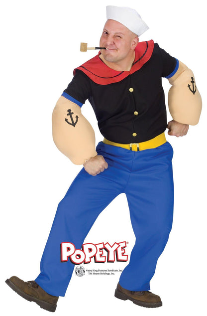 Popeye Sailor Man Adult Mens Costume