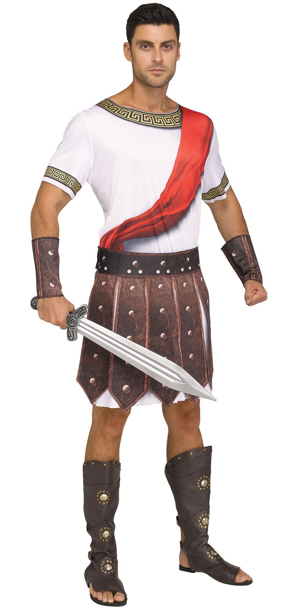 Roman Caesar Gladiator Tunic Adult Costume