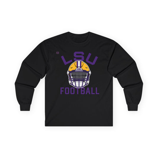 LSU Football Helmet Long Sleeve Shirt