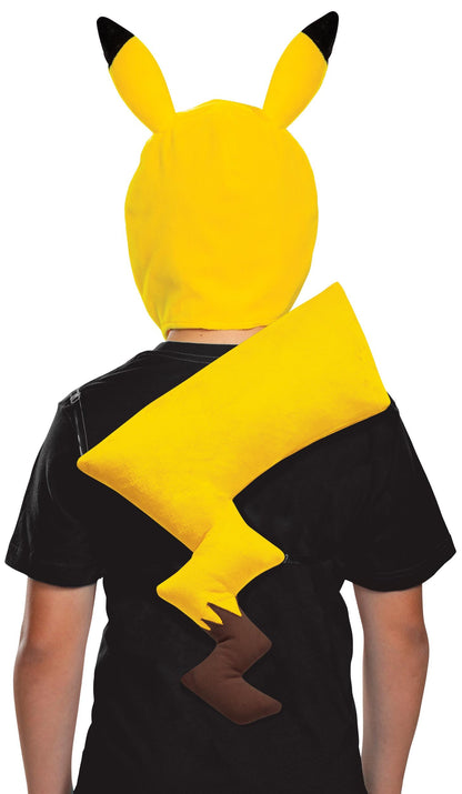 Pikachu Pokmon Yellow Headpiece and Tail Kit Adult