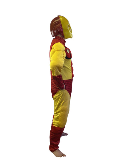 Iron Man Deluxe Muscle Chest Comic Book Adult Costume