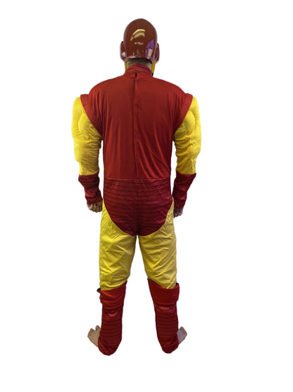 Iron Man Deluxe Muscle Chest Comic Book Adult Costume