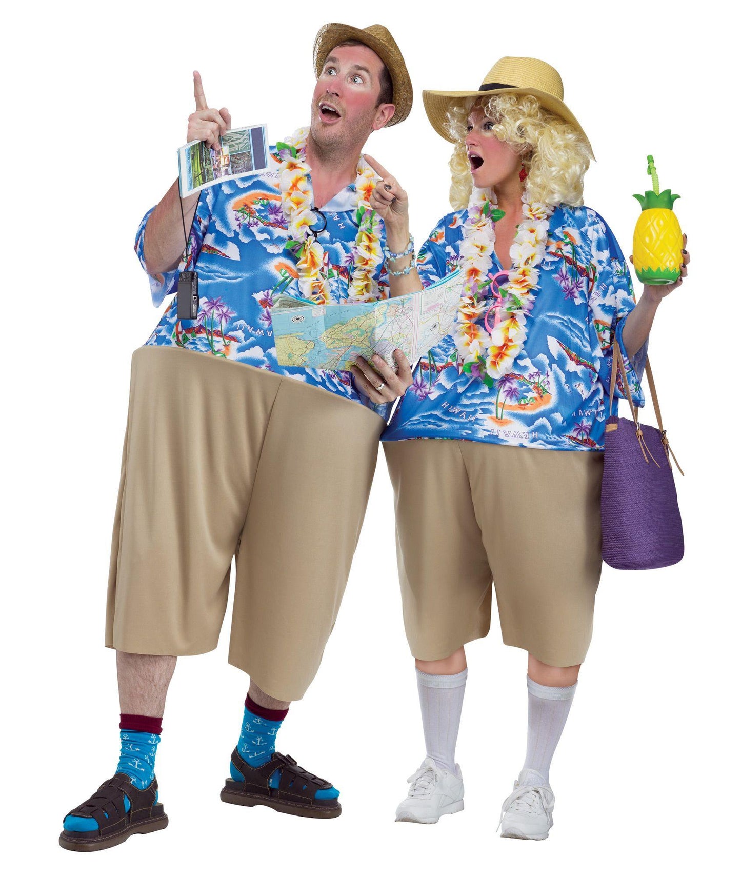 Tacky Tourist Funny Adult Unisex Couples Costume